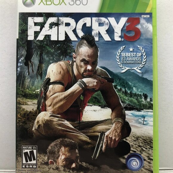 Far Cry 3 (Microsoft Xbox 360, 2012) Complete Tested Working W/Booklet